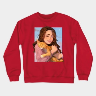 Cat Owner Desing Gift Crewneck Sweatshirt